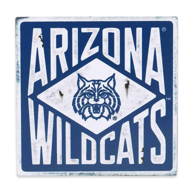 University of Arizona Wildcats Vintage Metal Magnet