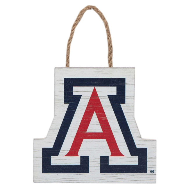 University of Arizona Logo Shaped Hanging Wood Wall Decor