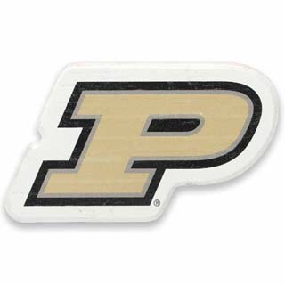 Purdue University Logo Wood Magnet