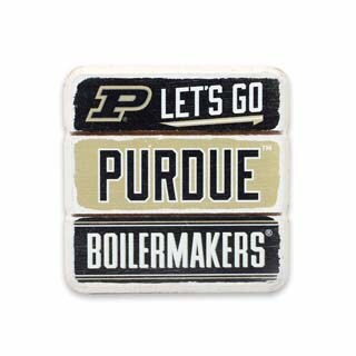 Purdue University Planked Wood Magnet