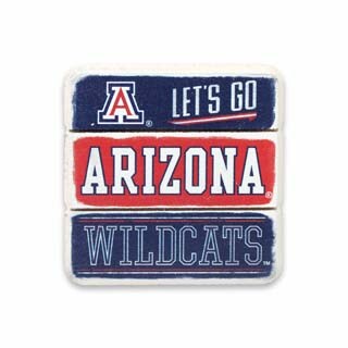 University of Arizona Planked Wood Magnet