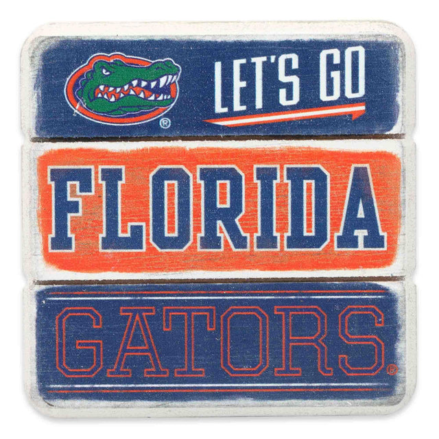 University of Florida Planked Wood Magnet