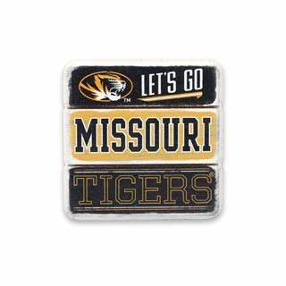 University of Missouri Planked Wood Magnet