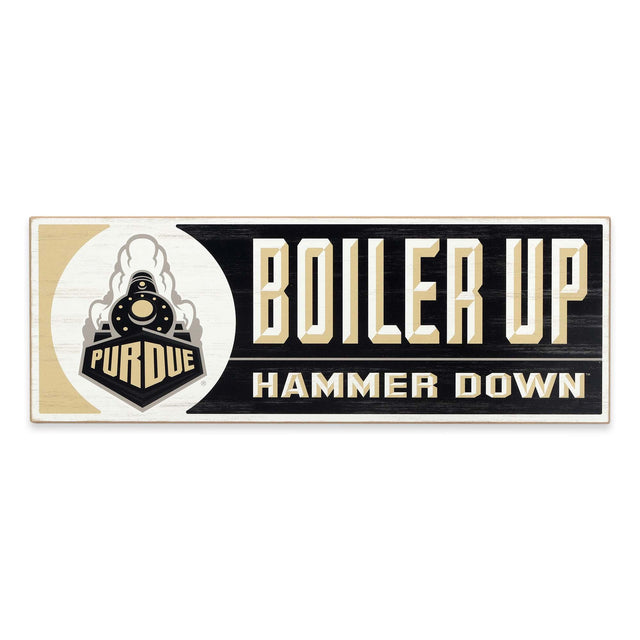 Purdue University Boiler Up Tradition Wood Wall Decor