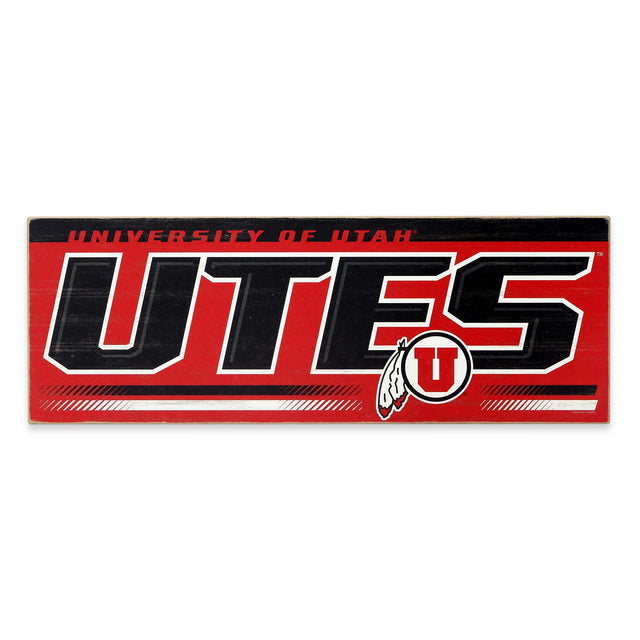 University of Utah Utes Tradition Wood Wall Decor