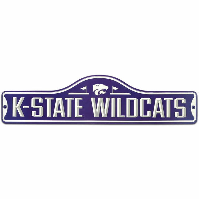 Kansas State University Wildcats Metal Street Sign