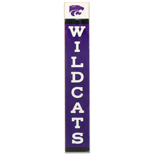 Kansas State University Wildcats Vertical Wood Wall Decor