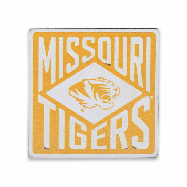 University of Missouri Tigers Vintage Metal Magnet