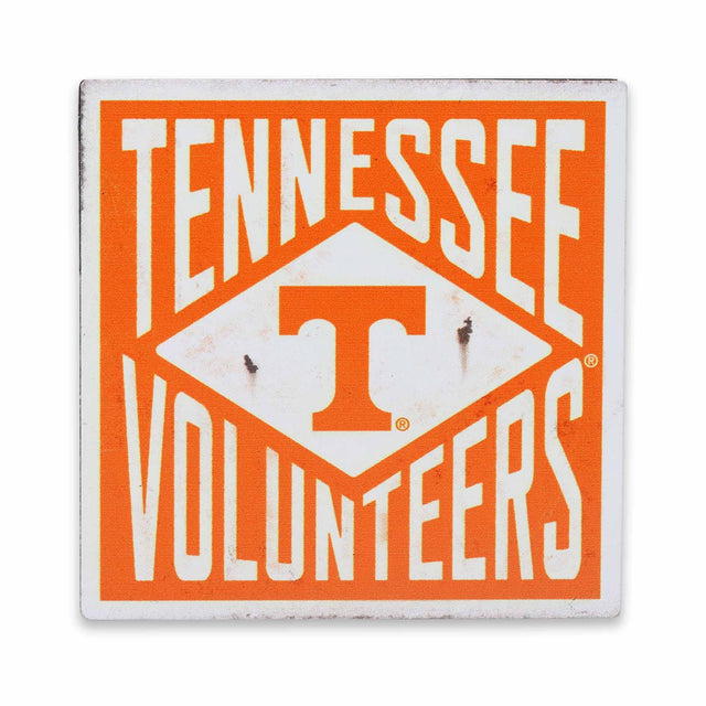 Imán de metal antiguo de los voluntarios de la Universidad de Tennessee en Knoxville