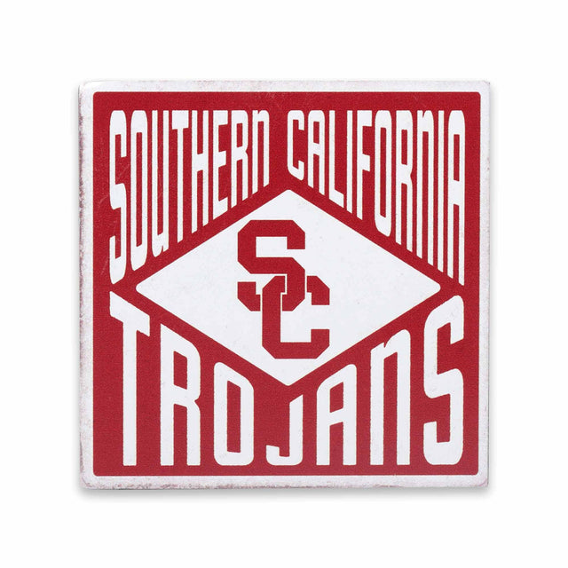 University of Southern California Trojans Vintage Metal Magnet