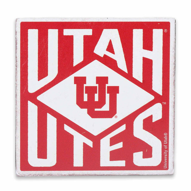 University of Utah Utes Vintage Metal Magnet