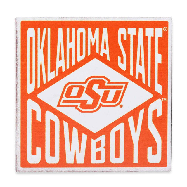 Oklahoma State University Cowboys Vintage Metal Magnet