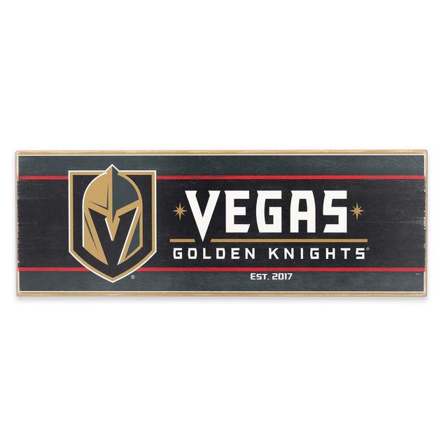 Decoración de pared tradicional de madera de los Vegas Golden Knights