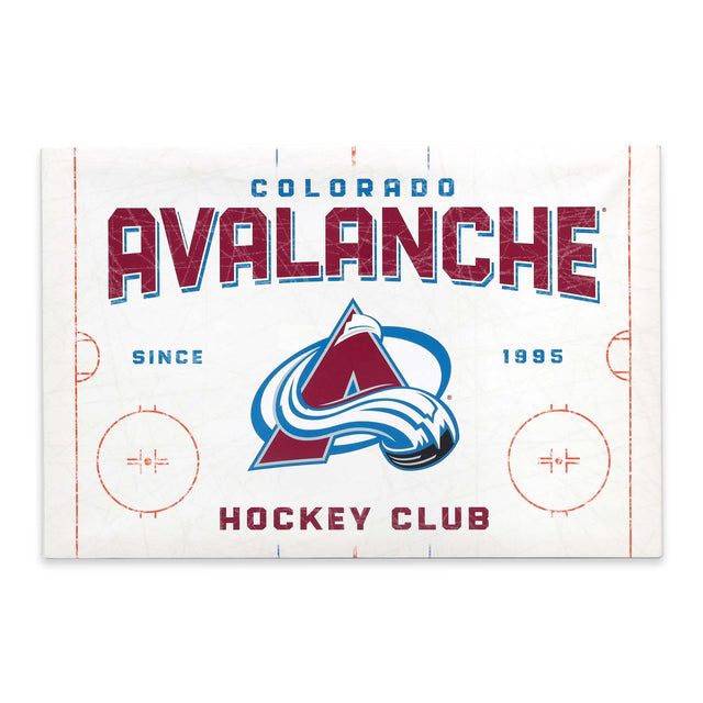 Colorado Avalanche Rink Canvas Wall Decor