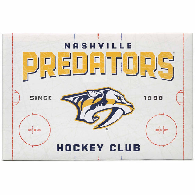 Nashville Predators Rink Canvas Wall Decor