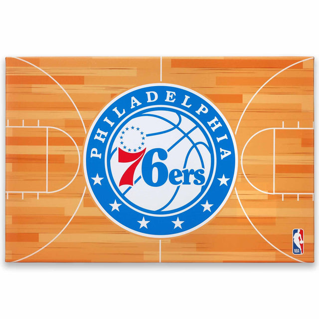 Philadelphia 76ers Court Canvas Wall Decor