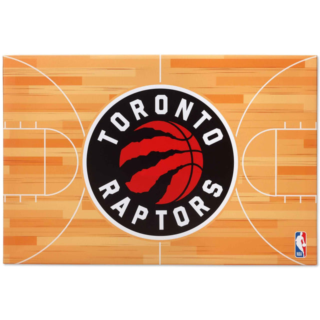 Decoración de pared en lienzo de la cancha de los Toronto Raptors