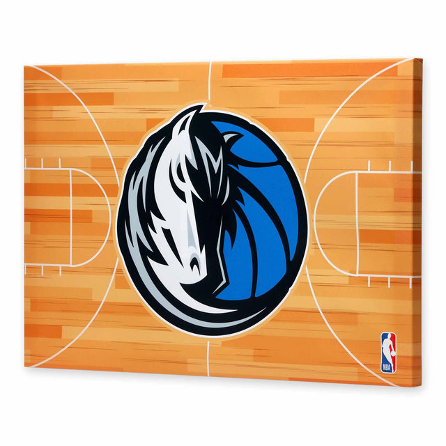 Decoración de pared en lienzo de la cancha de los Dallas Mavericks