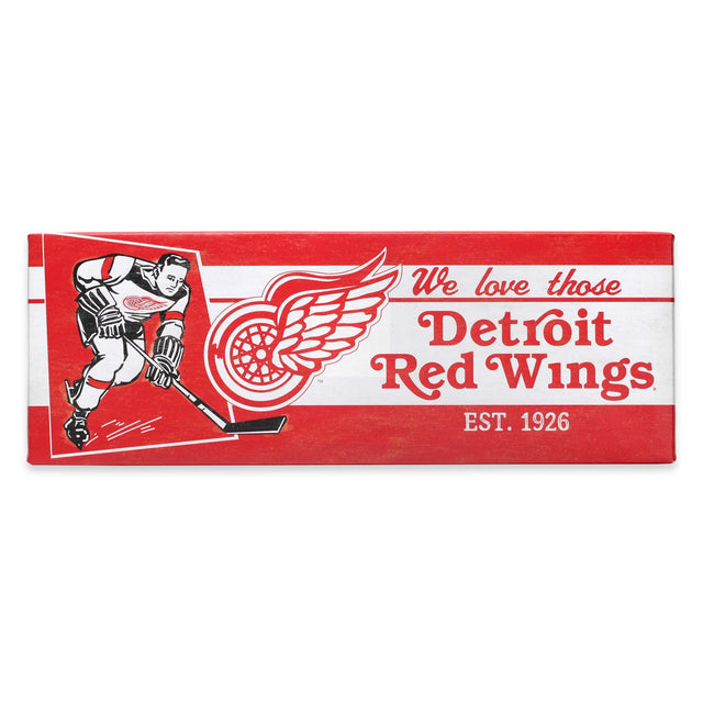 Decoración de pared en lienzo con la tradición de los Detroit Red Wings