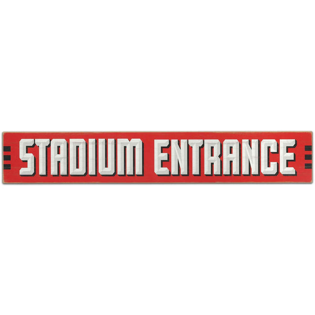 Stadium Entrance Hanging Wood Wall Decor