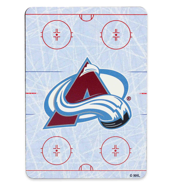 Imán de metal de la pista de patinaje Colorado Avalanche de la Liga Nacional de Hockey (NHL)