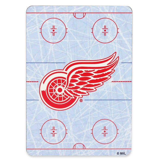 Imán de metal de la pista de patinaje de los Detroit Red Wings de la Liga Nacional de Hockey (NHL)