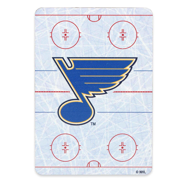 Imán de metal de la pista de patinaje de los St. Louis Blues de la Liga Nacional de Hockey (NHL)