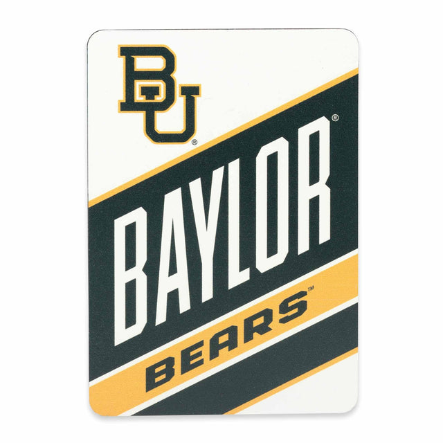 Imán de metal de gran tamaño de los Baylor University Bears