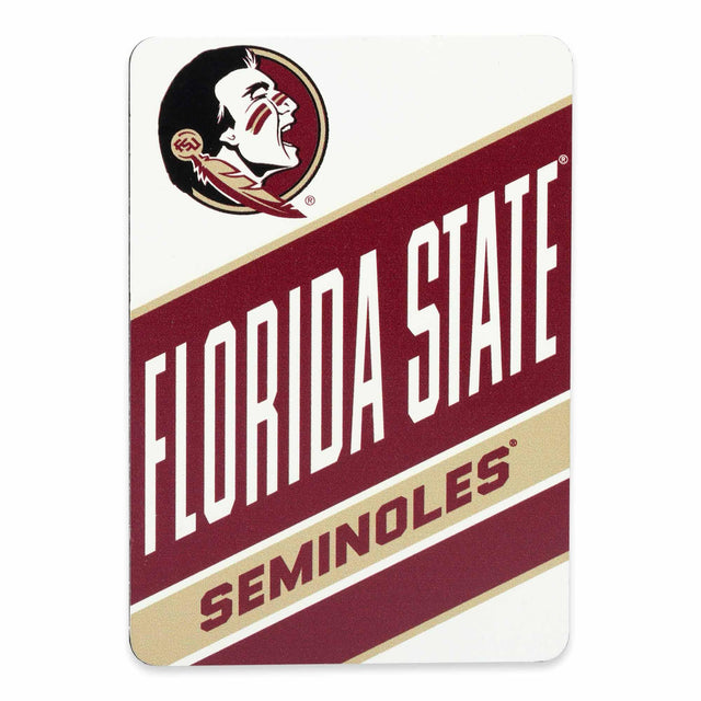 Imán de metal de gran tamaño de los Seminoles de la Universidad Estatal de Florida