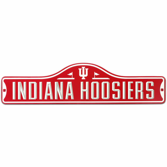 Indiana University Hoosiers Metal Street Sign