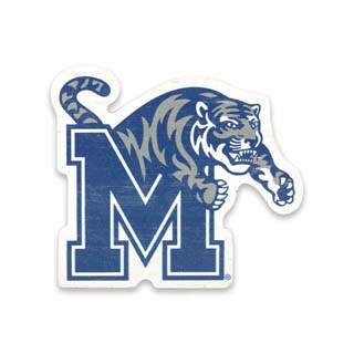 University of Memphis Logo Wood Magnet