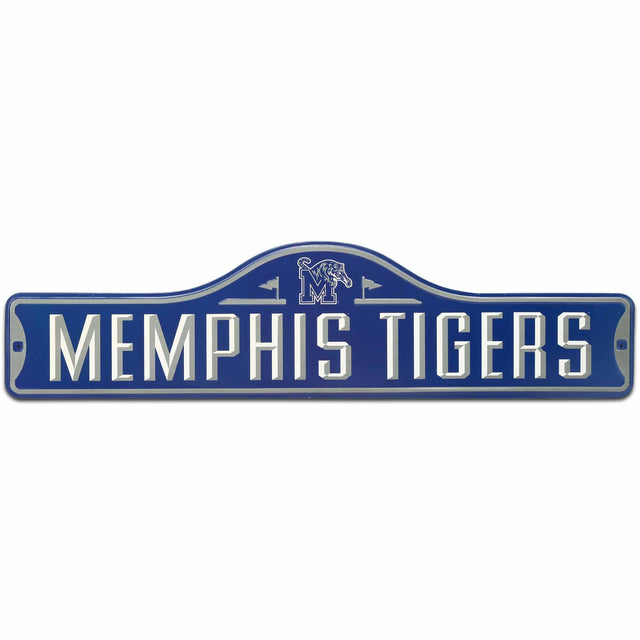 University of Memphis Tigers Metal Street Sign