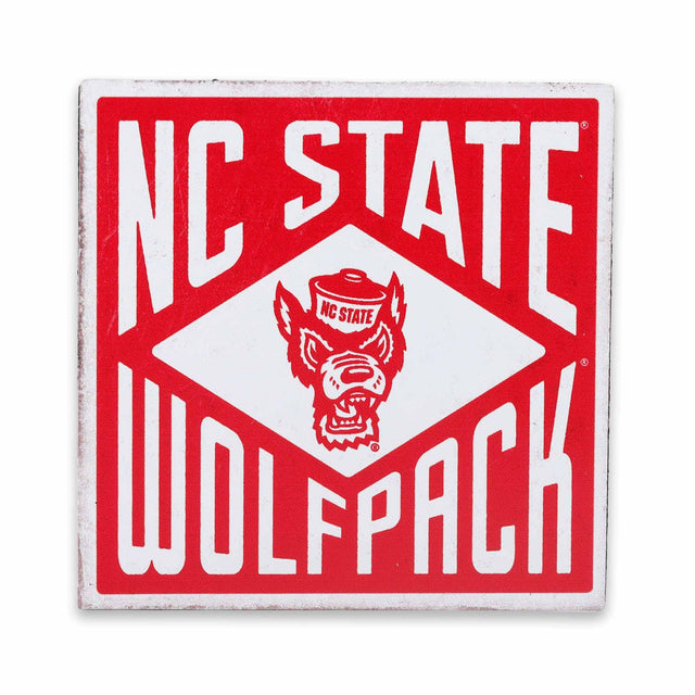 North Carolina State University Wolfpack Vintage Metal Magnet