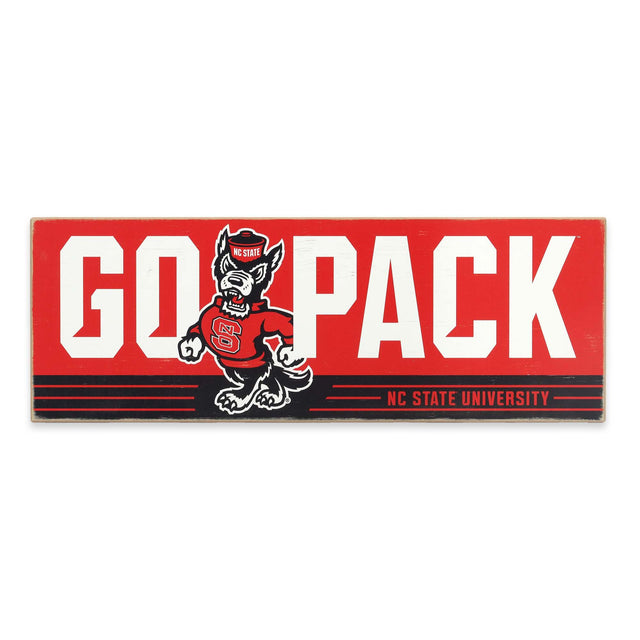 North Carolina State University Go Pack Tradition Wood Wall Decor