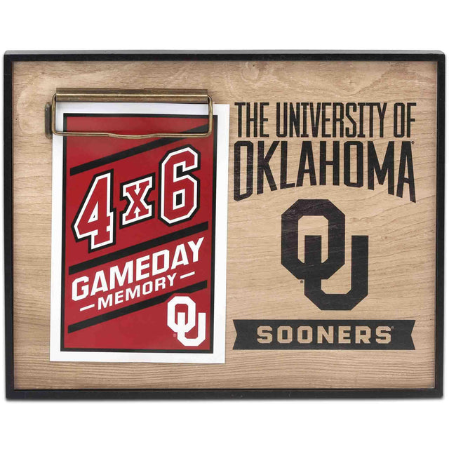 University of Oklahoma Sooners Team Spirit Photo Frame