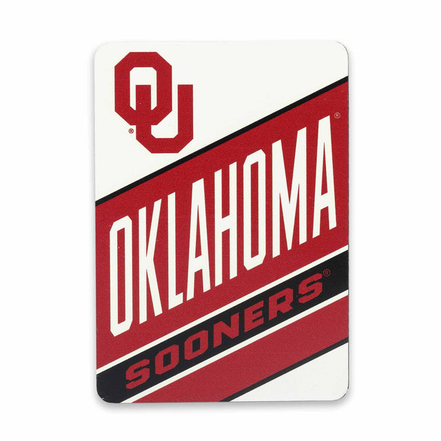 Imán de metal de gran tamaño de los Sooners de la Universidad de Oklahoma