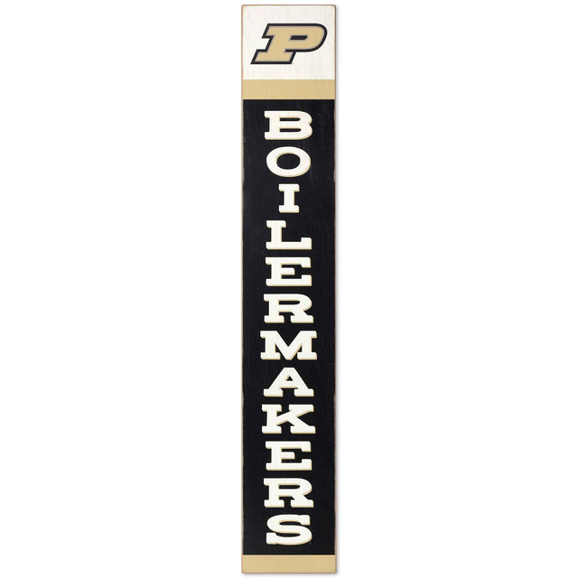 Purdue University Vertical Wood Wall Decor