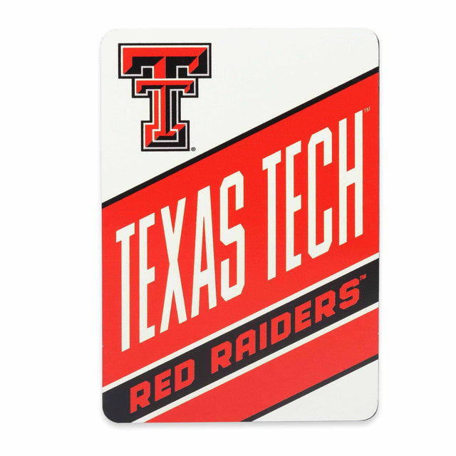 Imán de metal de gran tamaño de los Red Raiders de la Universidad Tecnológica de Texas