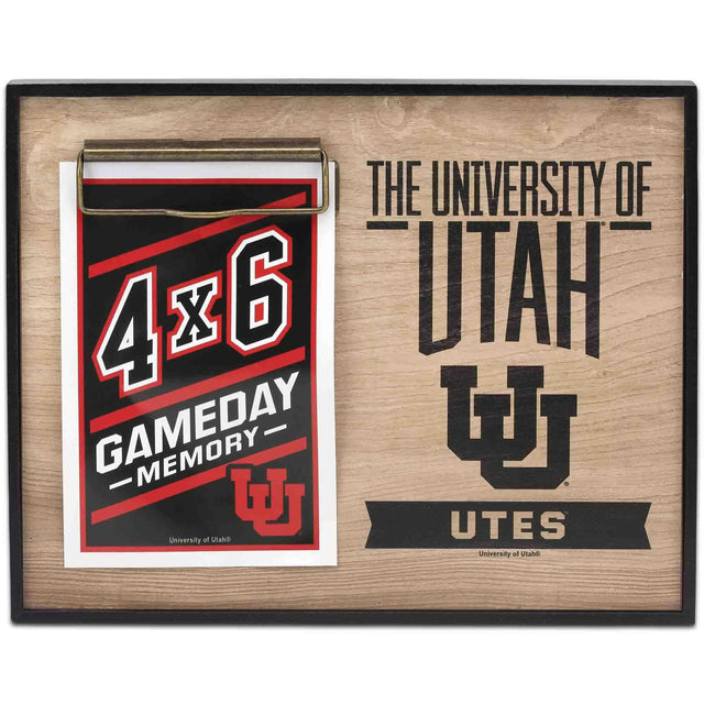 University of Utah Utes Team Spirit Photo Frame