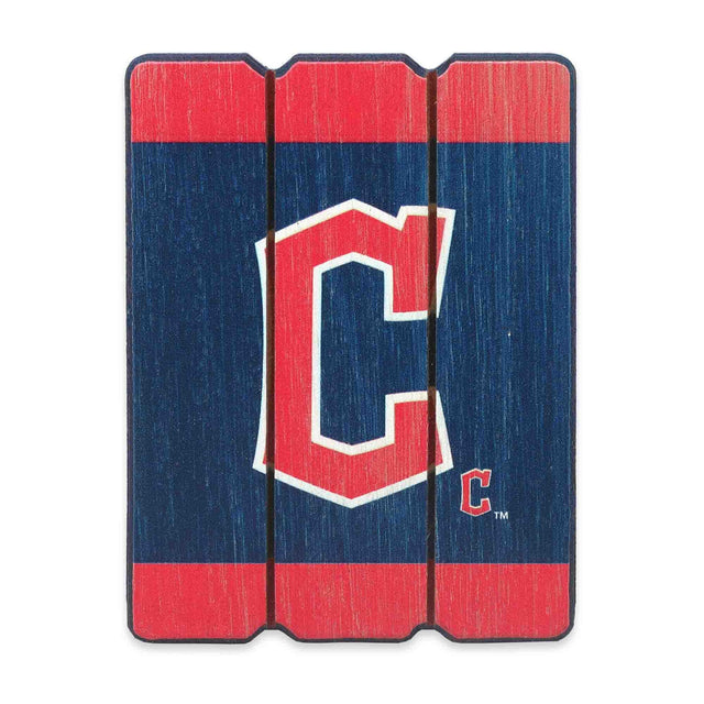 Cleveland Indians Planked Wood Magnet