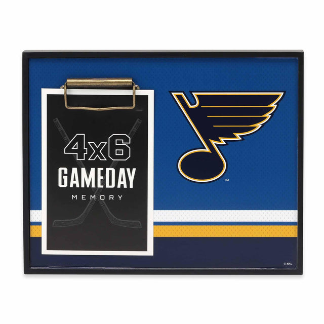 Marco de fotos con el logotipo del equipo St. Louis Blues de la Liga Nacional de Hockey (NHL)