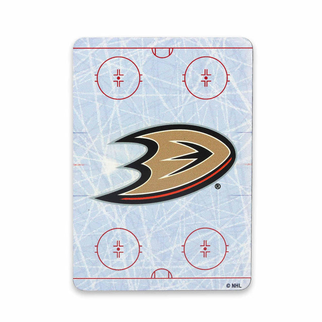 Imán de metal de la pista de patinaje de los Anaheim Ducks de la Liga Nacional de Hockey (NHL)