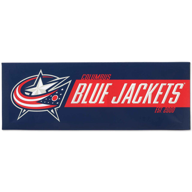 Decoración de pared en lienzo con la tradición de los Columbus Blue Jackets