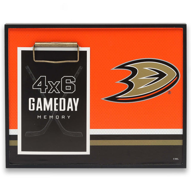 Marco de fotos con el logotipo del equipo Anaheim Ducks de la Liga Nacional de Hockey (NHL)