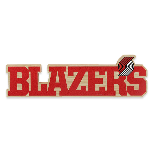 Portland Trail Blazers Laser Cut Tabletop Wood Decor