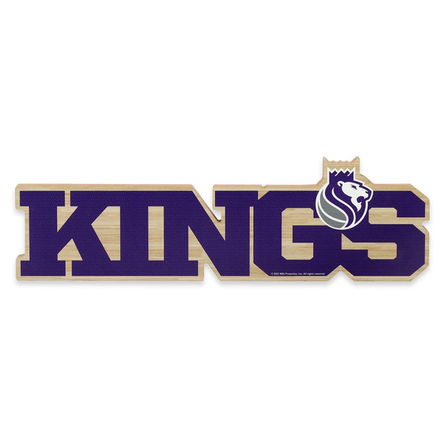 Sacramento Kings Laser Cut Tabletop Wood Decor