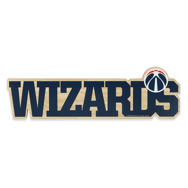 Decoración de mesa de madera cortada con láser de los Washington Wizards