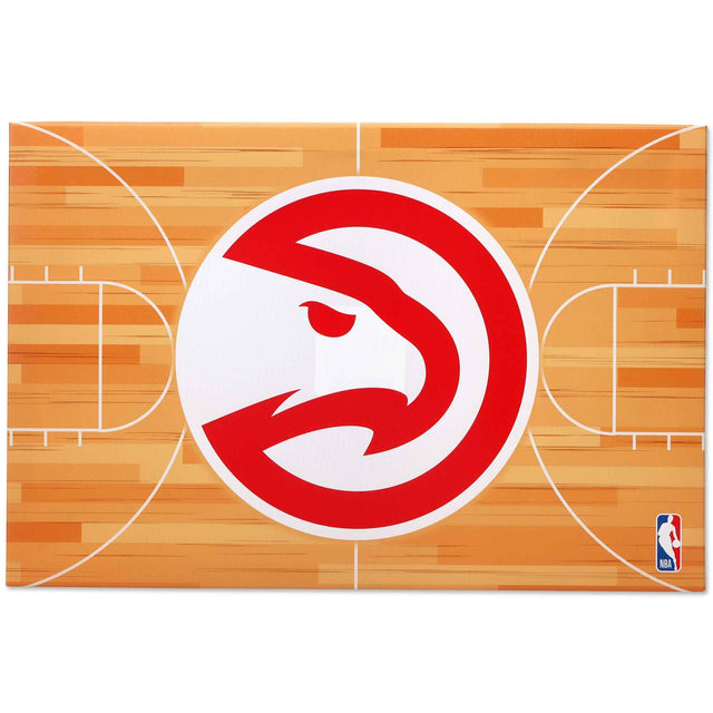 Atlanta Hawks Court Canvas Wall Decor