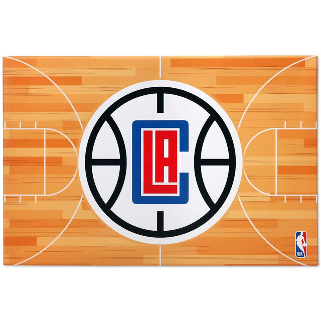 Los Angeles Clippers Court Canvas Wall Decor