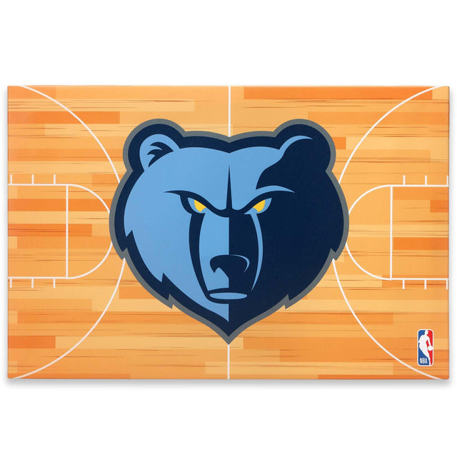 Memphis Grizzlies Court Canvas Wall Decor